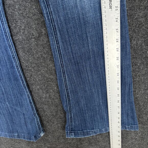 KanCan Celestine Jeans Womens 13/30 Blue Medium Wash Stretch Bootcut Flare Denim - Picture 6 of 13